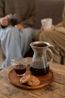 Koffiekan + filter, 600 ml, glas en rvs Koffiekan + filter, 600 ml, glas en rvs