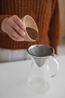 Cafetière + filtre, 600 ml, verre et inox