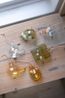 Glazen hanger, vogel, geel Glazen hanger, vogel, geel