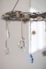 Glazen hanger, ei, bloemen Glazen hanger, ei, bloemen