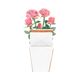 Carte 3D avec enveloppe, roses Carte 3D avec enveloppe, roses