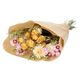 Droogbloemen, gemengd boeket, pastel mix