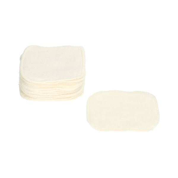 Wattenschijfjes, wasbaar, GOTS bio-katoen, 12 stuks Wattenschijfjes, wasbaar, GOTS bio-katoen, 12 stuks