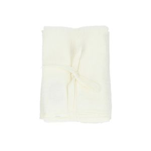 3 GOTS organic cotton face cloths, 25 x 25 cm