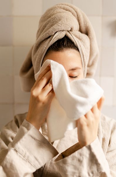 Gezichtsdoekjes, GOTS bio-katoen, 25 x 25 cm, 3 stuks