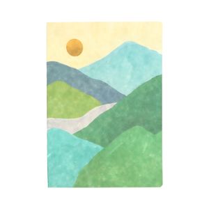 Notebook, woodland landscape, A4 Notebook, woodland landscape, A4