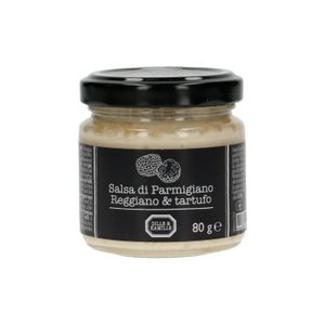 Parmezaanse kaassaus met truffel, 80 gram Parmezaanse kaassaus met truffel, 80 gram