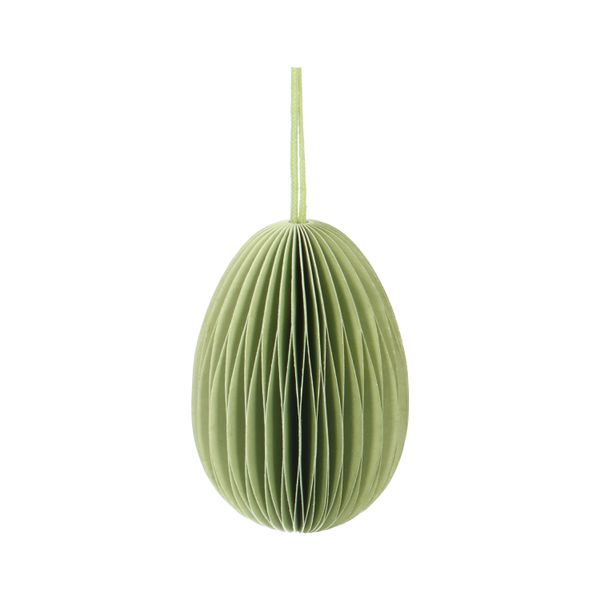 Suspension, œuf de Pâques, dépliable, papier, vert Suspension, œuf de Pâques, dépliable, papier, vert