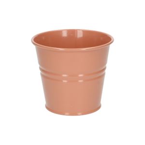 Bloempot, zink, terraroze, Ø 11 cm Bloempot, zink, terraroze, Ø 11 cm