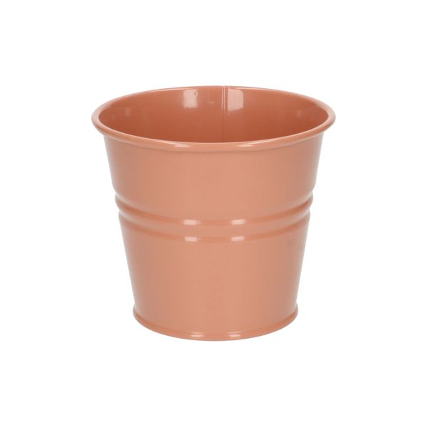 Bloempot, zink, terraroze,Ø 11 cm