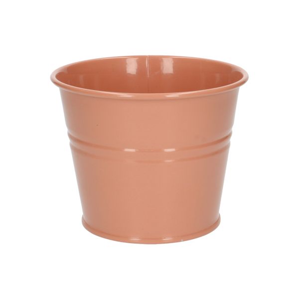 Bloempot, zink, terraroze, Ø 14,5 cm Bloempot, zink, terraroze, Ø 14,5 cm