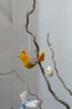 Easter decoration, chicken, felt, yellow