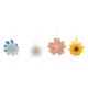Bloemenhangers, vilt, set van 4 Bloemenhangers, vilt, set van 4