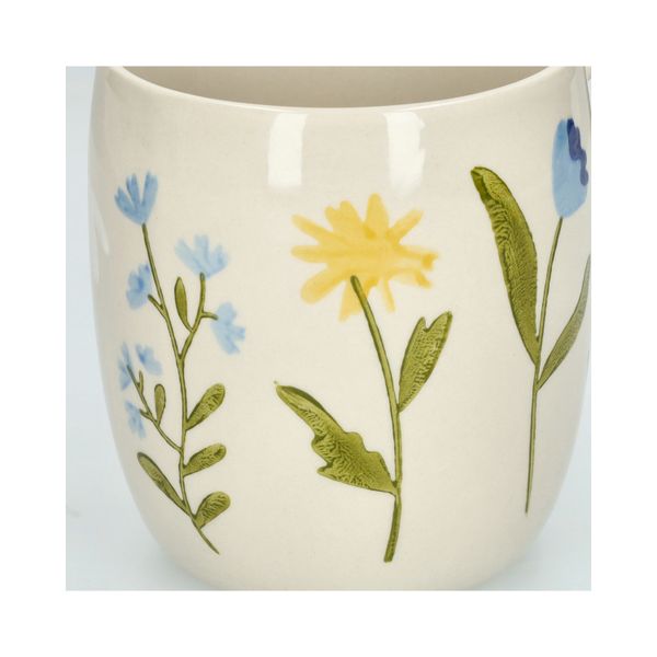 Mug, grès, fleurs sauvages, Ø 9,5 cm