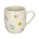 Mug, grès, fleurs, Ø 9,5 cm