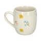 Mug, grès, fleurs, Ø 9,5 cm