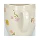 Mug, grès, fleurs, Ø 9,5 cm