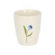 Beker, steengoed, blauwe tulp, Ø 7,5 cm Beker, steengoed, blauwe tulp, Ø 7,5 cm