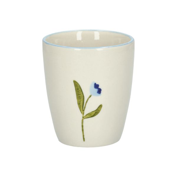 Tasse, grès, tulipe bleue, Ø 7,5 cm