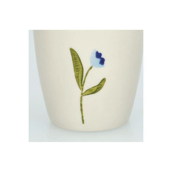 Tasse, grès, tulipe bleue, Ø 7,5 cm