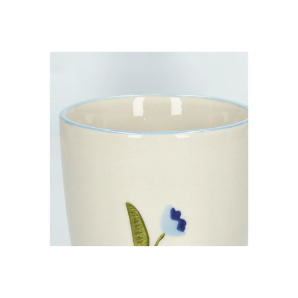 Tasse, grès, tulipe bleue, Ø 7,5 cm