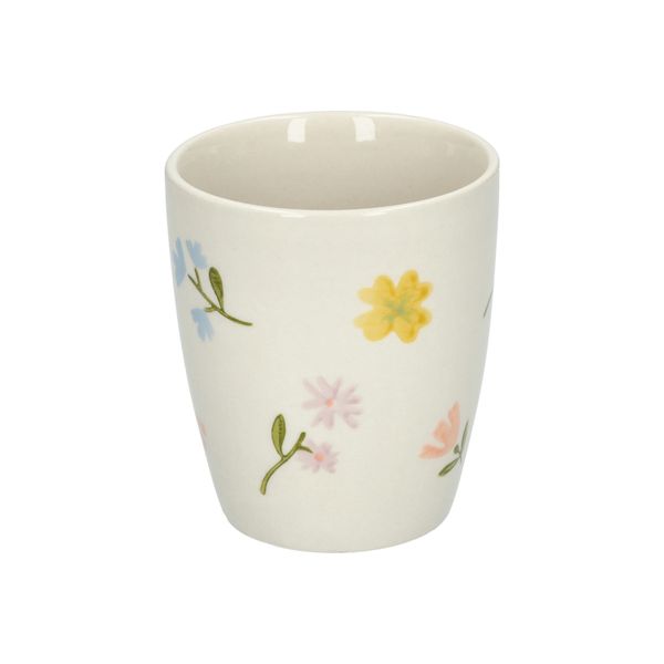 Tasse, grès, fleurs, Ø 7,5 cm