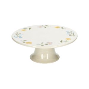 Plat à tarte, grès, fleurs sauvages, Ø 25 cm x 9,5 cm Plat à tarte, grès, fleurs sauvages, Ø 25 cm x 9,5 cm