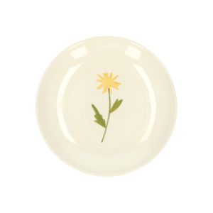 Gebaksbordje, steengoed, paardenbloem, Ø 16 cm Gebaksbordje, steengoed, paardenbloem, Ø 16 cm