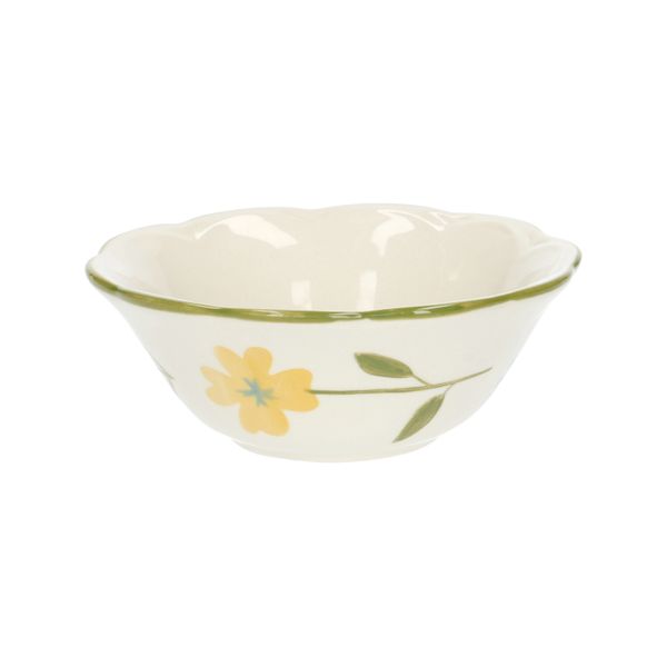 Bol, grès, fleurs sauvages, Ø 12,5 cm x 4,5 cm Bol, grès, fleurs sauvages, Ø 12,5 cm x 4,5 cm