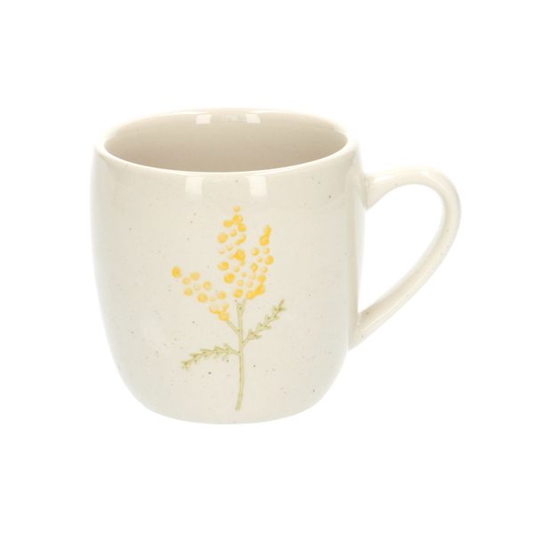 Mok, steengoed, mimosa,Ø 8,5 cm