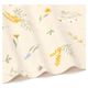 GOTS organic cotton mimosa motif napkin, 40 x 40 cm