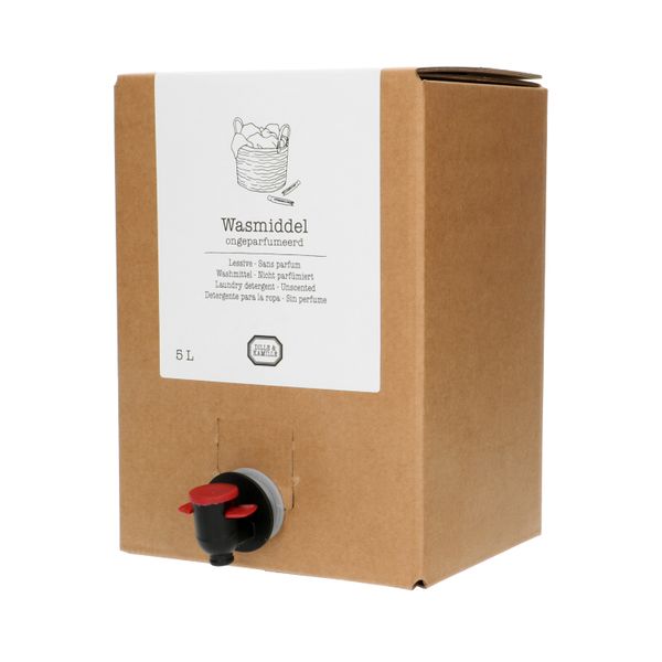 Wasmiddel, bag in box, 5 liter