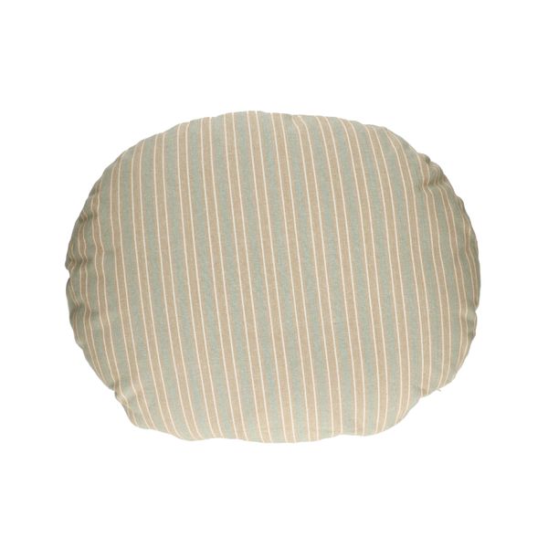 Cushion for dog basket, recycled cotton, striped, 80 x 60 cm