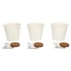 Kweekset theekruiden, biologisch, set van 3 potjes Kweekset theekruiden, biologisch, set van 3 potjes