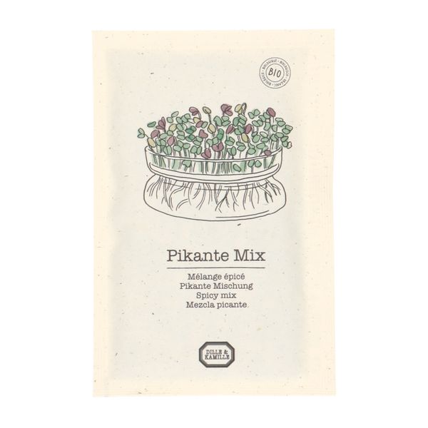 Kiemgroente zaden pittige mix bio, 30 g