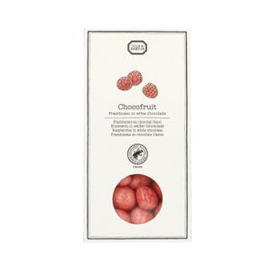 Framboises enrobées de chocolat blanc, 80 g Framboises enrobées de chocolat blanc, 80 g