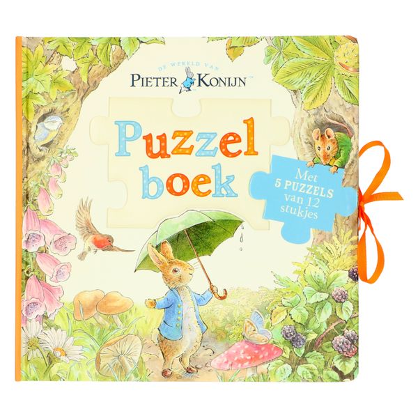 boek pieter konijn - puzzelboek