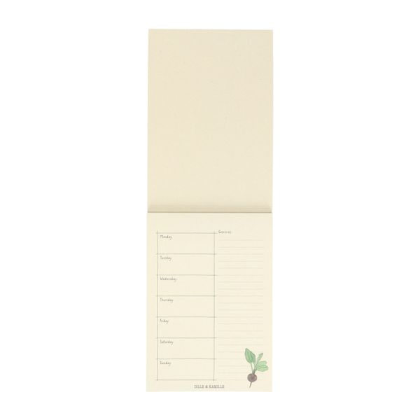 Menuplanner, fruit & groente, A5 Menuplanner, fruit & groente, A5