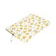 Laptop case, organic cotton, lemons, 13 inch