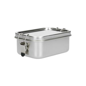 Lunchbox met siliconen ring, RVS, 550 ml Lunchbox met siliconen ring, RVS, 550 ml