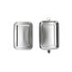 Lunch box with silicone ring, stainless steel, 550 ml Lunch box with silicone ring, stainless steel, 550 ml