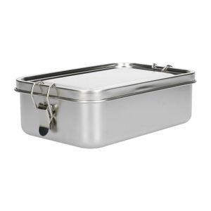 Lunchbox mit Silikonring, rostfreier Stahl, 1400 ml Lunchbox mit Silikonring, rostfreier Stahl, 1400 ml