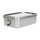 Lunchbox met siliconen ring, RVS, 1400 ml Lunchbox met siliconen ring, RVS, 1400 ml