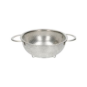 Stainless steel colander, Ø 16 x 7 cm Stainless steel colander, Ø 16 x 7 cm