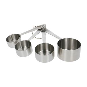 maatpannetjes set/4 rvs