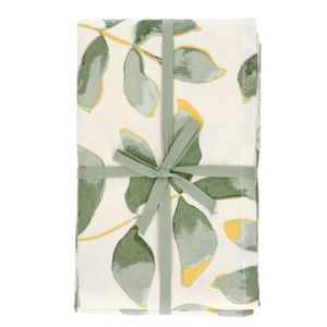 Nappe, coton bio GOTS, silhouette feuille, 145 x 180 cm Nappe, coton bio GOTS, silhouette feuille, 145 x 180 cm