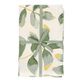 Tablecloth, GOTS organic cotton, leaf silhouette, 145 x 250 cm