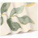 Table runner, GOTS organic cotton, leaf silhouette, 50 x 145 cm