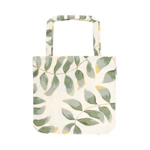 Tasche, Bio-Baumwolle, Blatt Silhouette