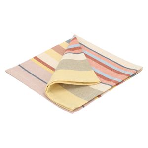Napkin, GOTS organic cotton, striped, 40 x 40 cm